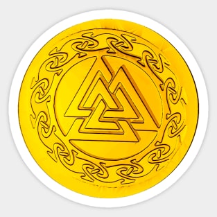 Odin's Gold coin Sticker